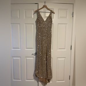 Mac Duggal Slit Gown size 8